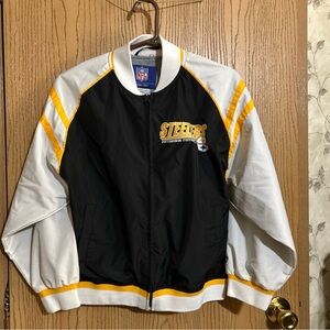 Vintage Pittsburgh Steelers Jacket Youth Medium Nike Team NFL Reebok (read)